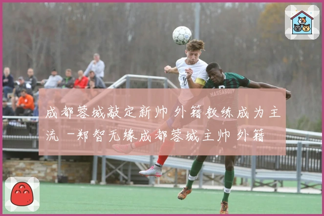 成都蓉城敲定新帅 外籍教练成为主流  -郑智无缘成都蓉城主帅 外籍教练仍是首选